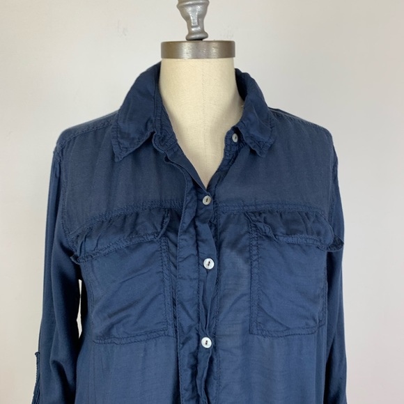 Anthropologie Holding Horses Blue Button Down - Picture 3 of 7